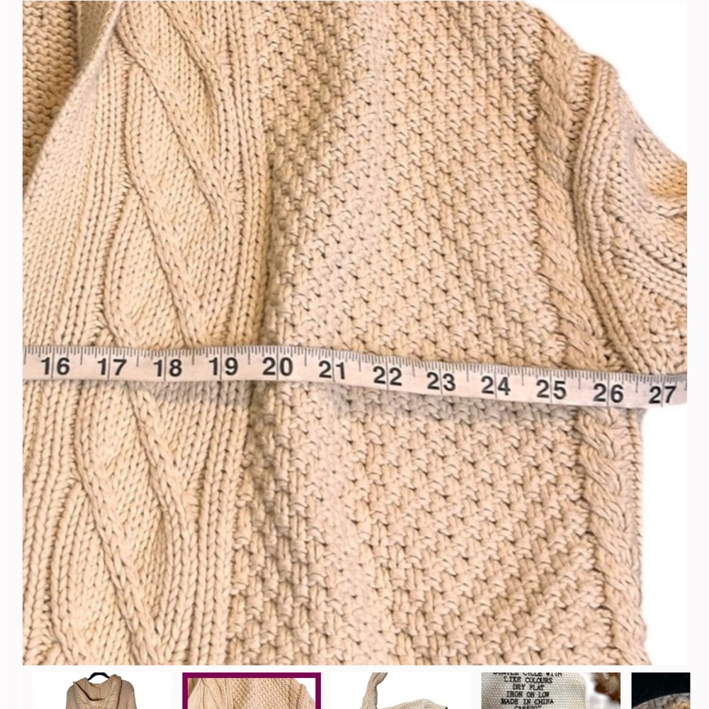 Jackson Rowe Pluto Cardigan Size Medium in Black - Picture 4 of 9